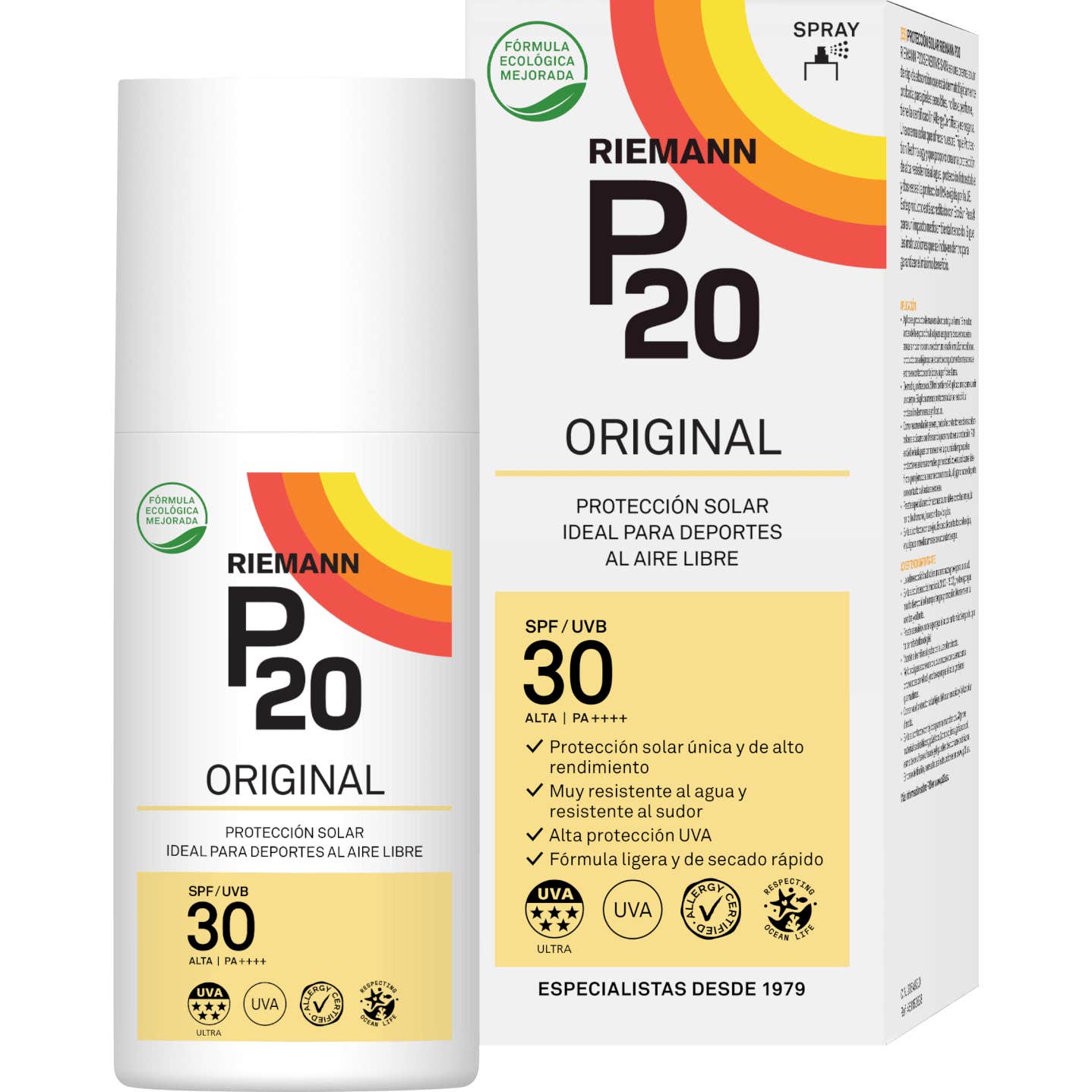 P20 Spray Original Spf30 175ml