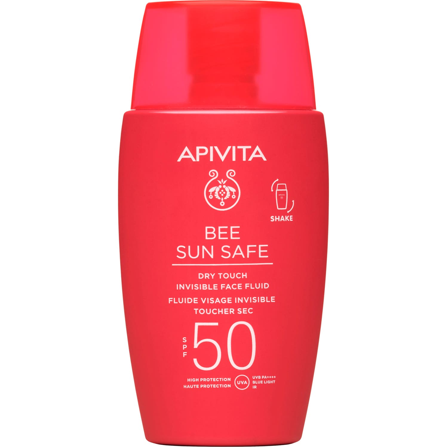 Apivita Bee Sun Safe Fluide Visage Invisible Toucher Sec SPF50+ 50 ml