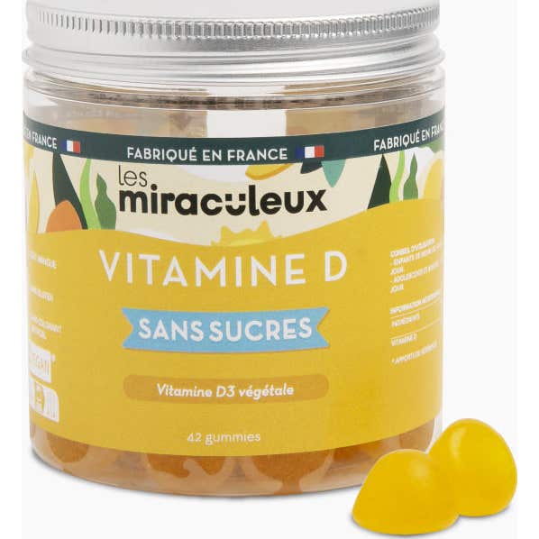 Les Miraculeux Vitamine D Gummies 42uts
