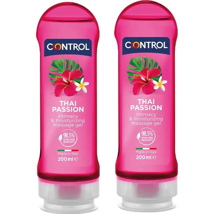 Control Pack Thai Passion Gel de Massage 2x200 ml