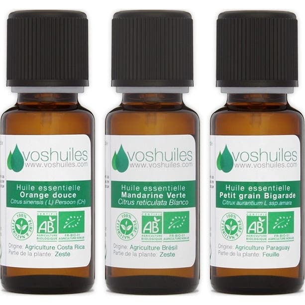Voshuiles Kit « Anti-Stress » 3 Huiles Essentielles Bio