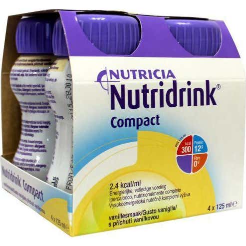 Nutricia Nutridrink Compact Vanille 4X125ml