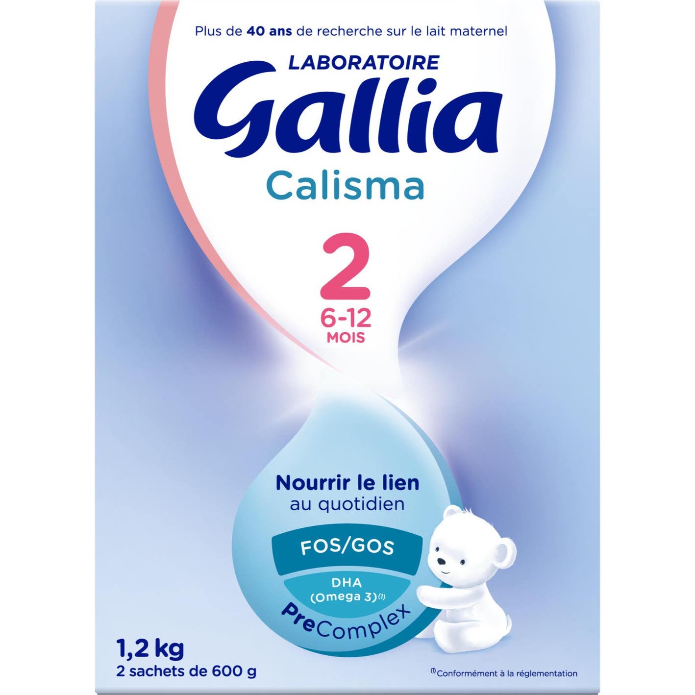 Gallia Calisma 2 Pronutra Lait 1200 Grammes