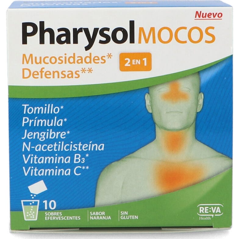Pharysol Mocos En 1 Mucosidades Y Defensas 10Ud Taille 2