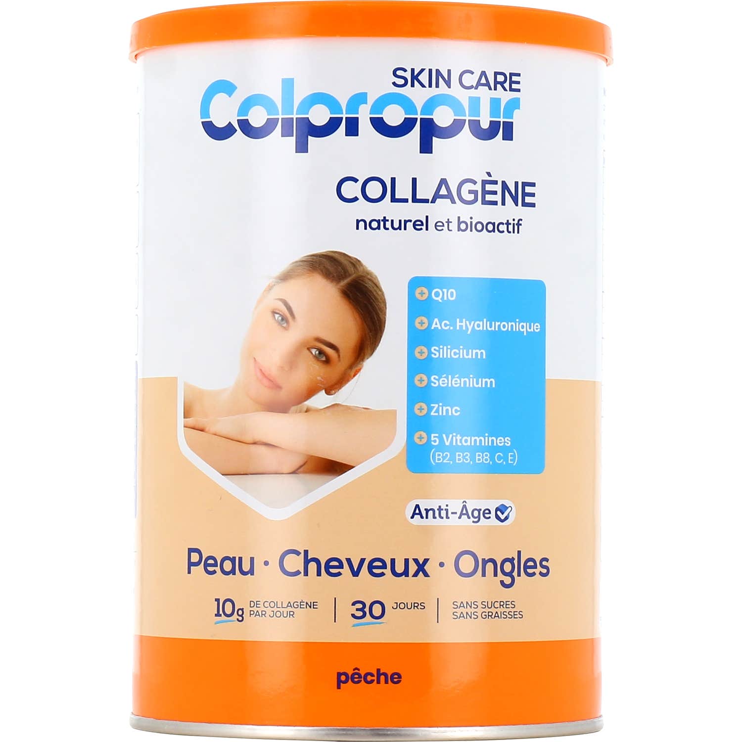 Colpropur Cuidado Piel Antiedad Piel Cabello Uñas Melocotón 321g