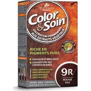 3 Chênes Color & Soin Rouge Feu 9R