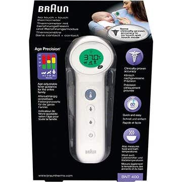 Braun Thermomètre Frontal Sans Contact BNT 400