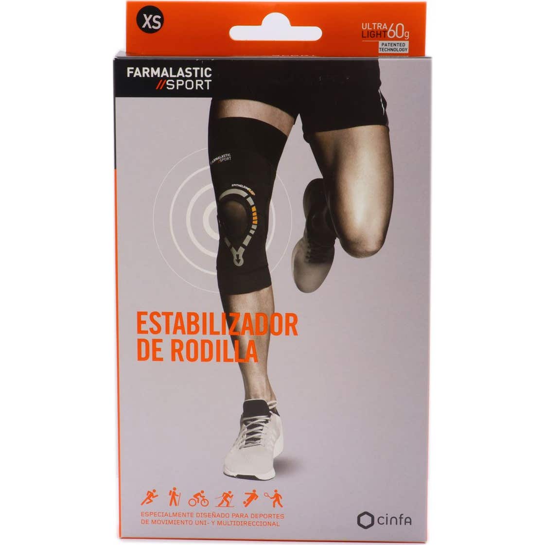 Farmalastic Sport knee stabilizer T- XS 1ud