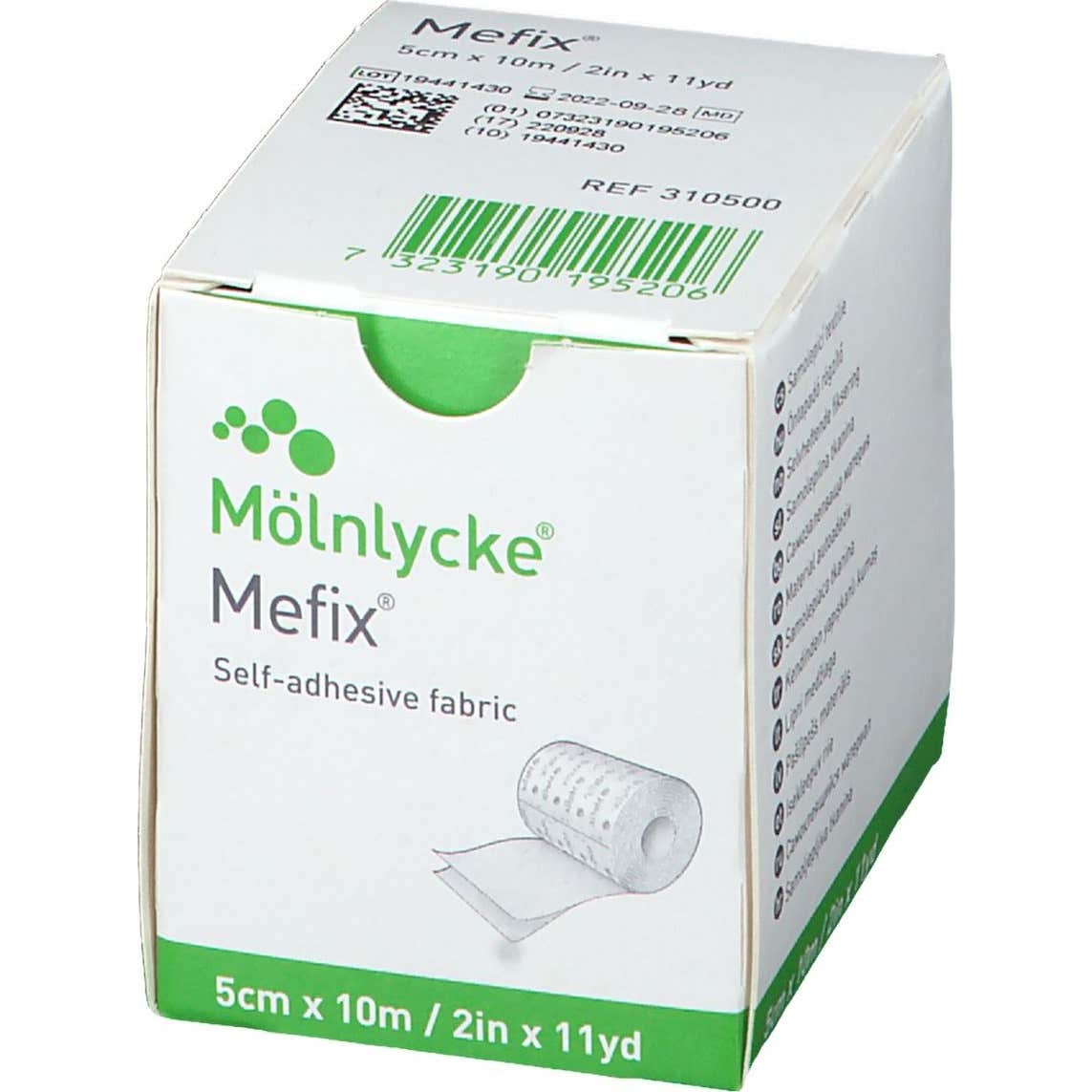Mefix Sparadrap Adhésif 5cmx10m 1ut