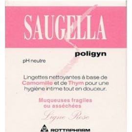 Saugella Poligyn 10 Lingettes Nettoyantes