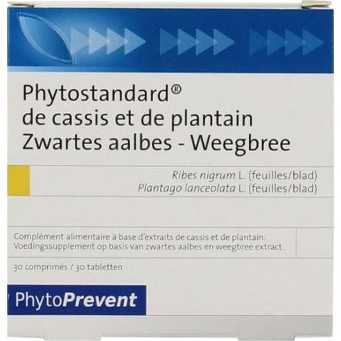 Pileje PhytoPrevent Phytostandard Cassis et Plantain 30 Comprimés