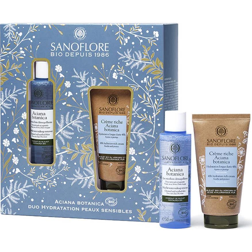 Sanoflore Nöel Coffret Duo Hydratation Peaux Sensibles Aciana
