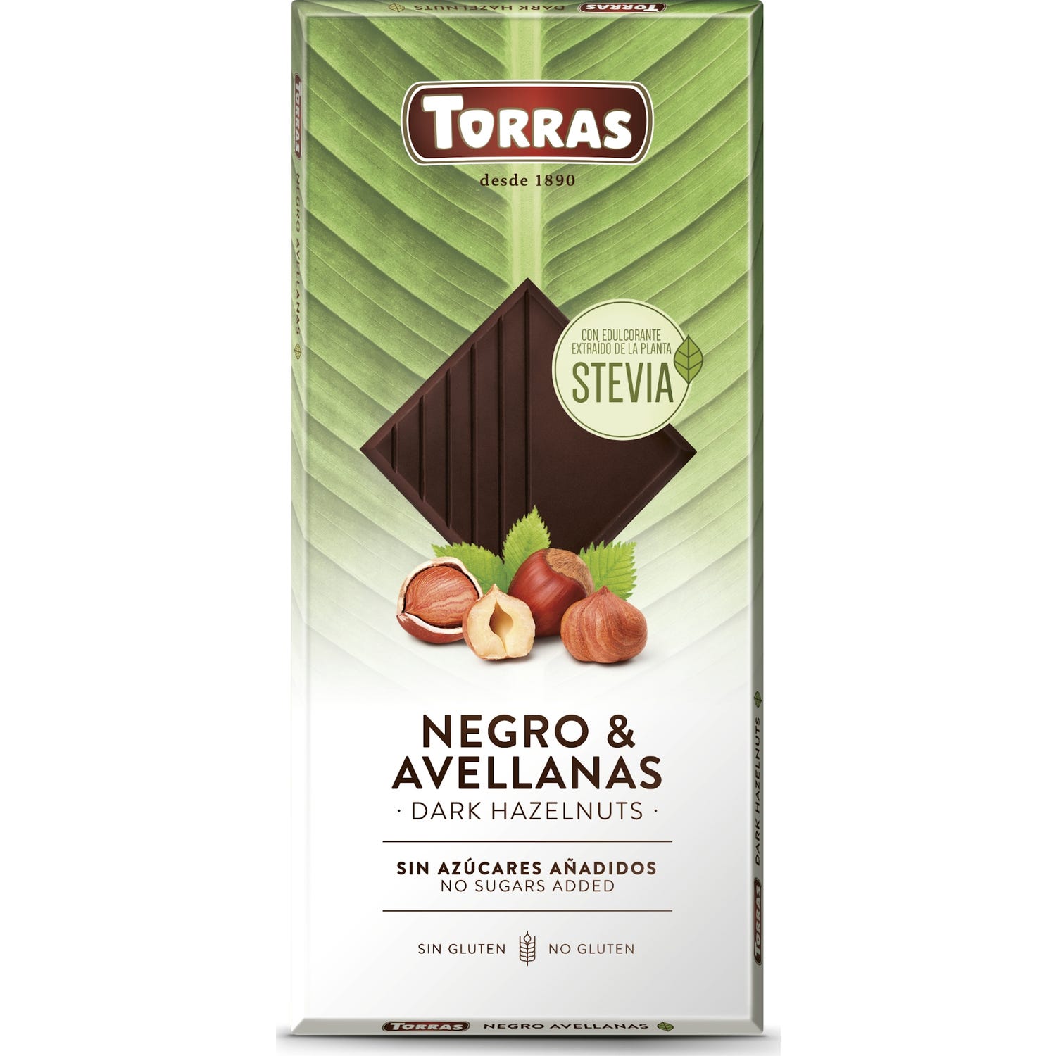 Torras Chocolat Noisettes Nego Noisettes Stevia