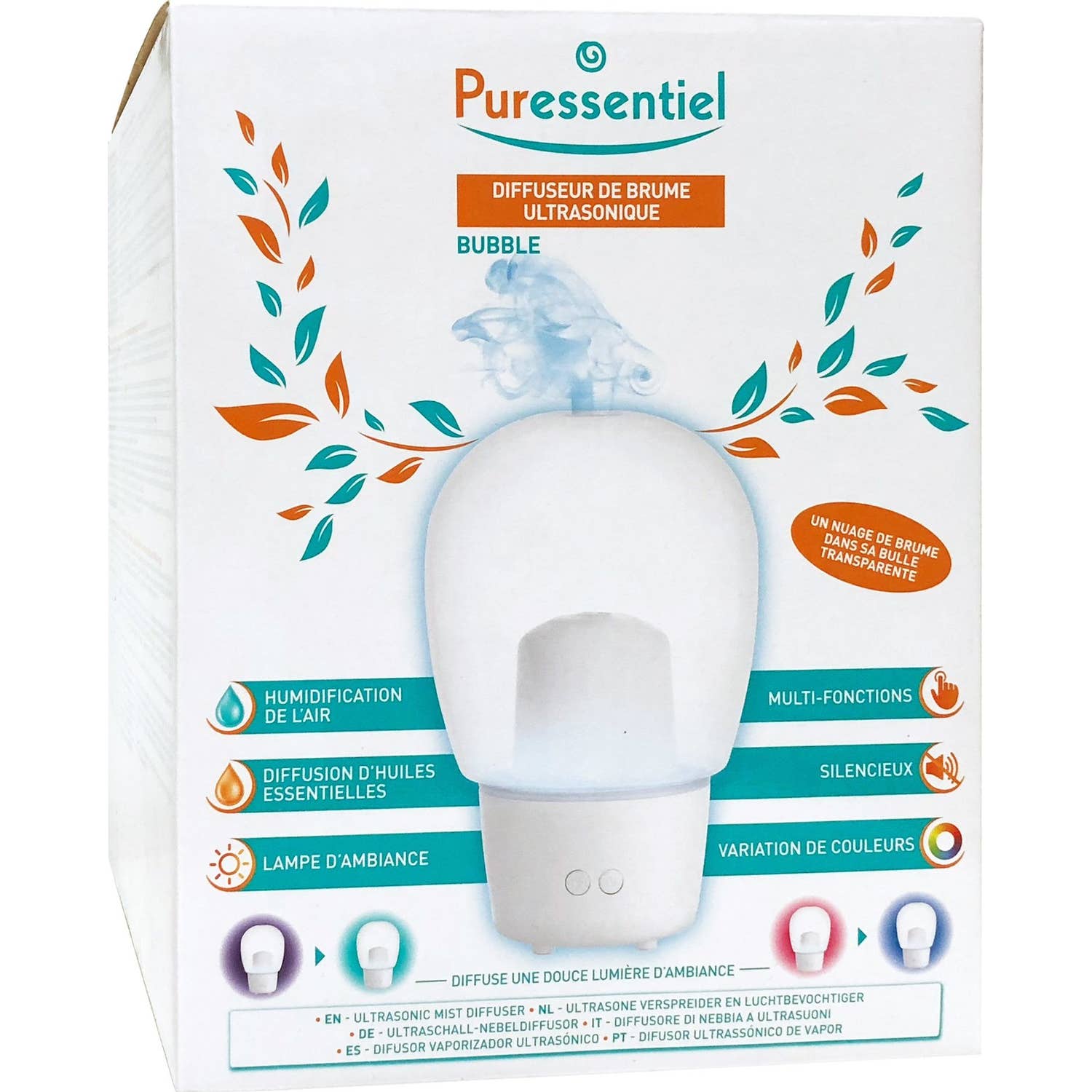 Puressentiel Diffuseur Ultrasonic Bubble 1ut