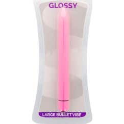 Glossy Slim Vibrator Rose Intense