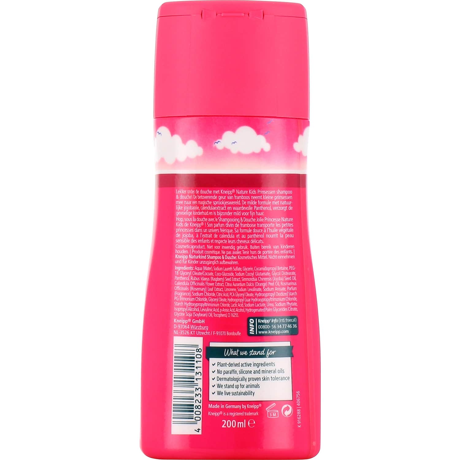 Kneipp Kid Sh/Dch Framboise 200ml