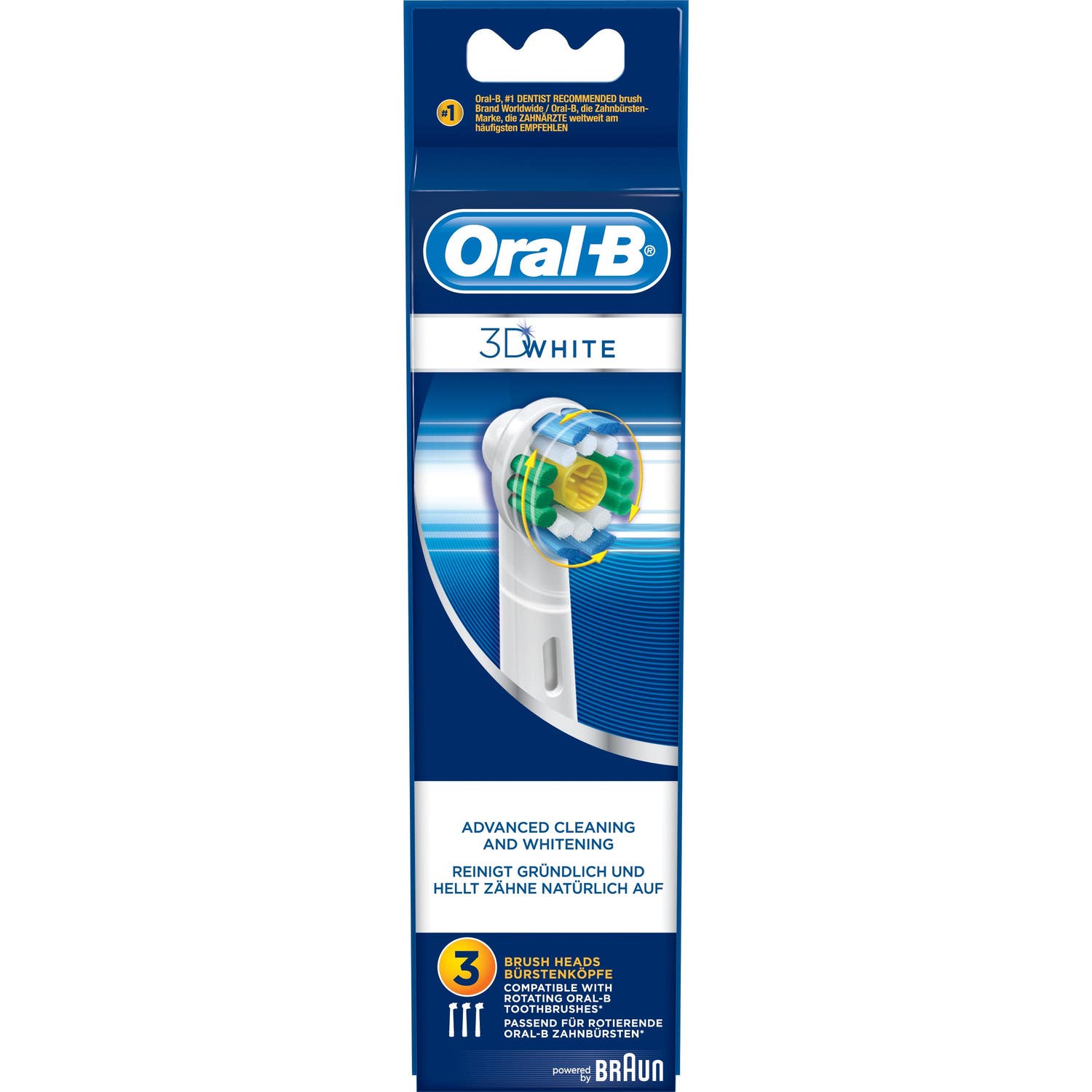 Oral B Brossettes 3D White 3 brossettes