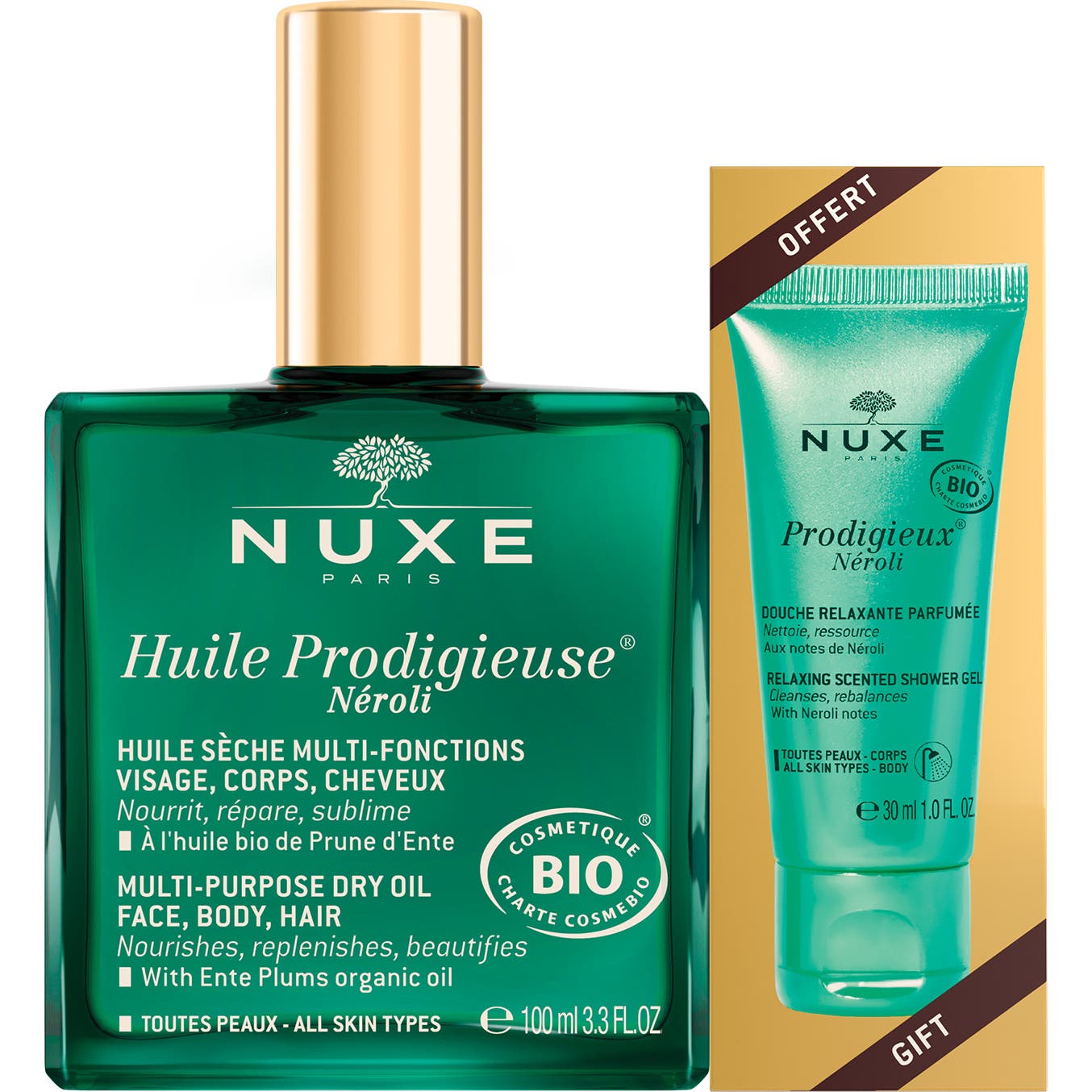 Nuxe Pack Huile Prodigieuse Néroli + Prodigieux Néroli 30ml