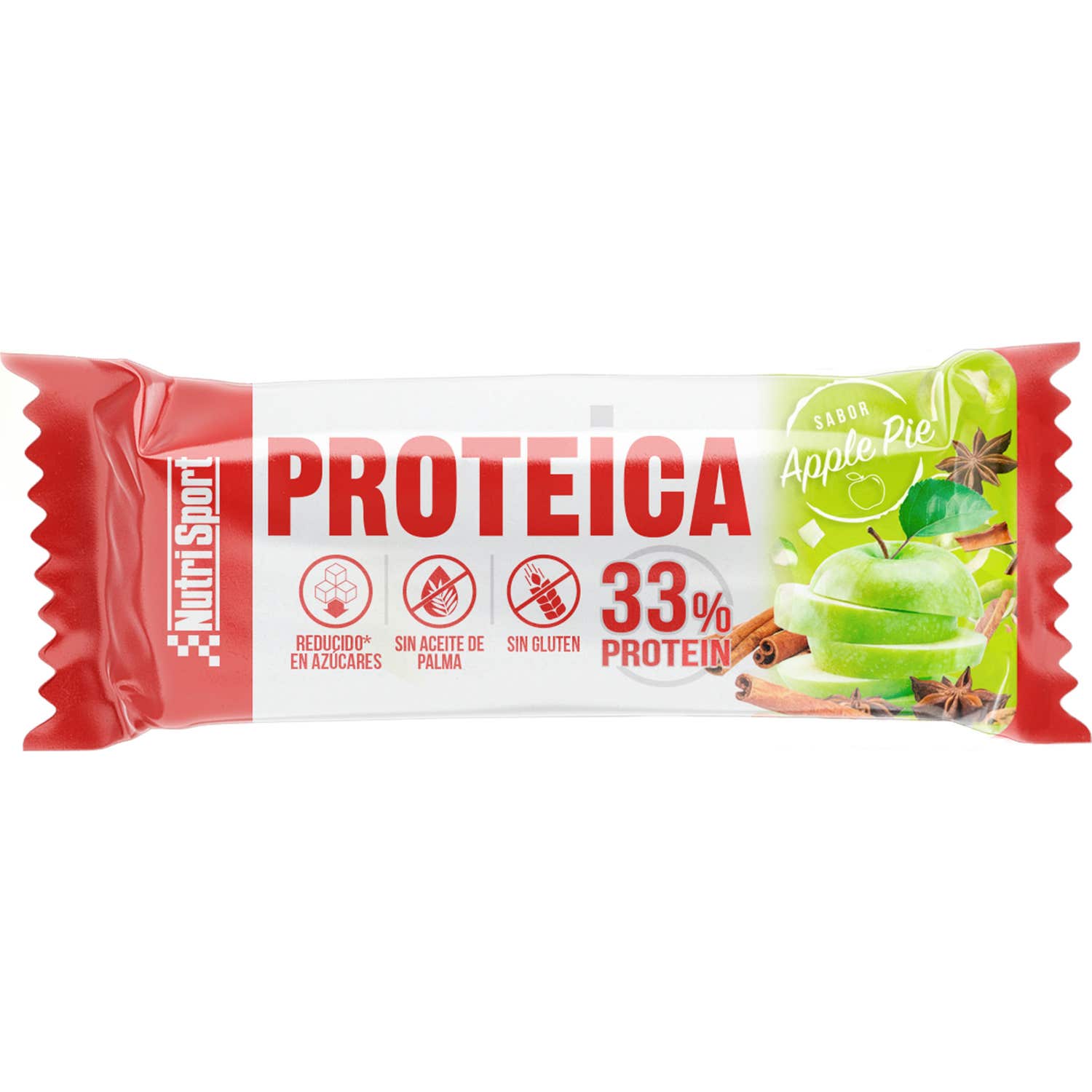 Nutrisport Protein Bar Yogur Apple Pie 24uts