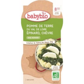 Babybio Menu Leg/Chevre 2X200g