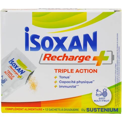 Isoxan Recharge+ Triple Action 12 Sachets