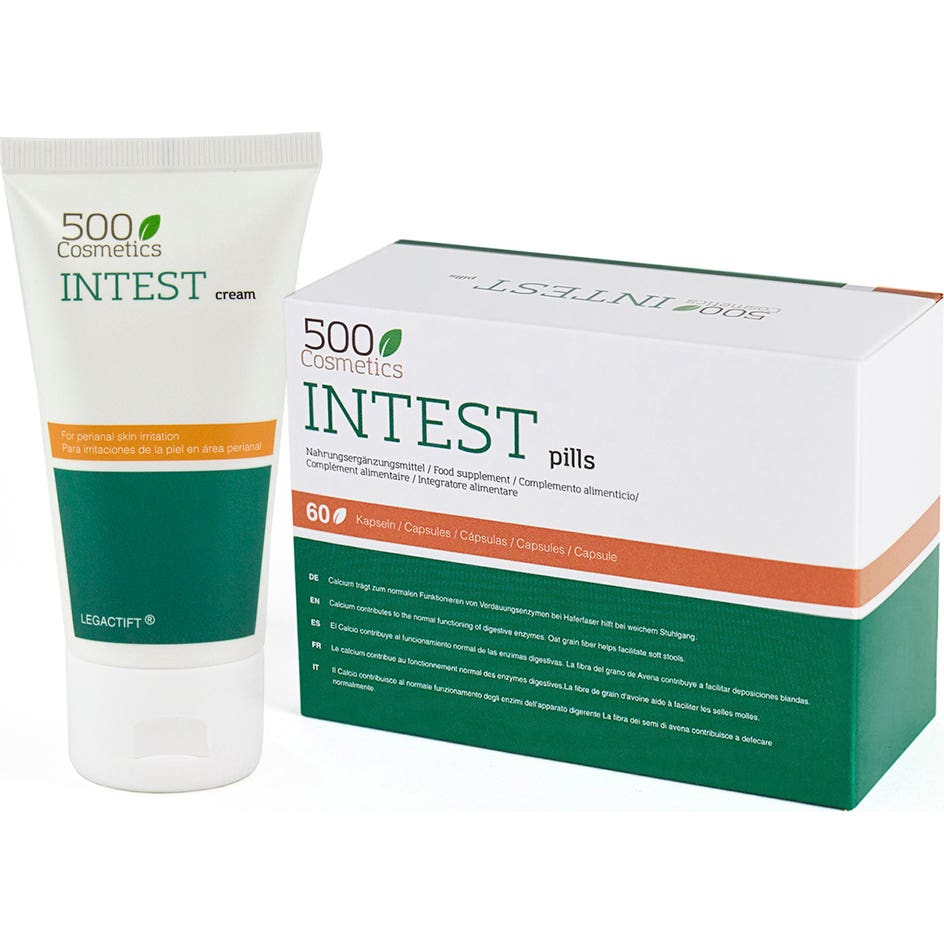 500Cosmetics Packs Intest Para Hemorroides 60Caps+Crema 100ml