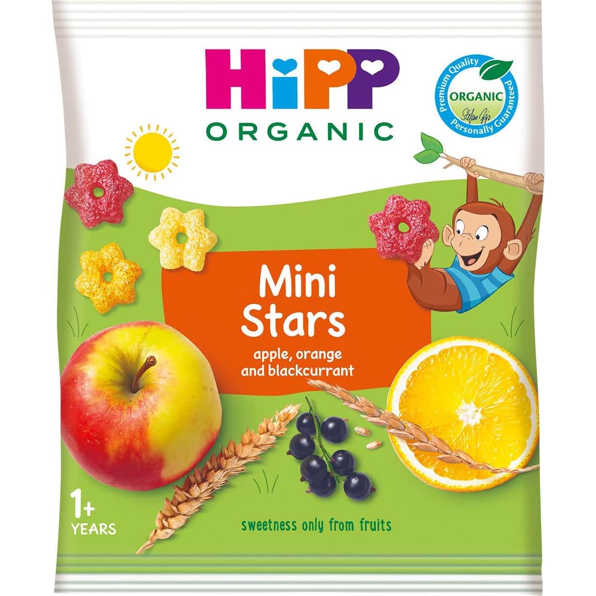 Hipp Bio Petites Étoiles aux Fruits Snack 30 g