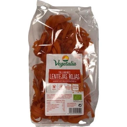 Vegetalia Nouilles Lentilles Rouges Bio Sans Gluten 250G