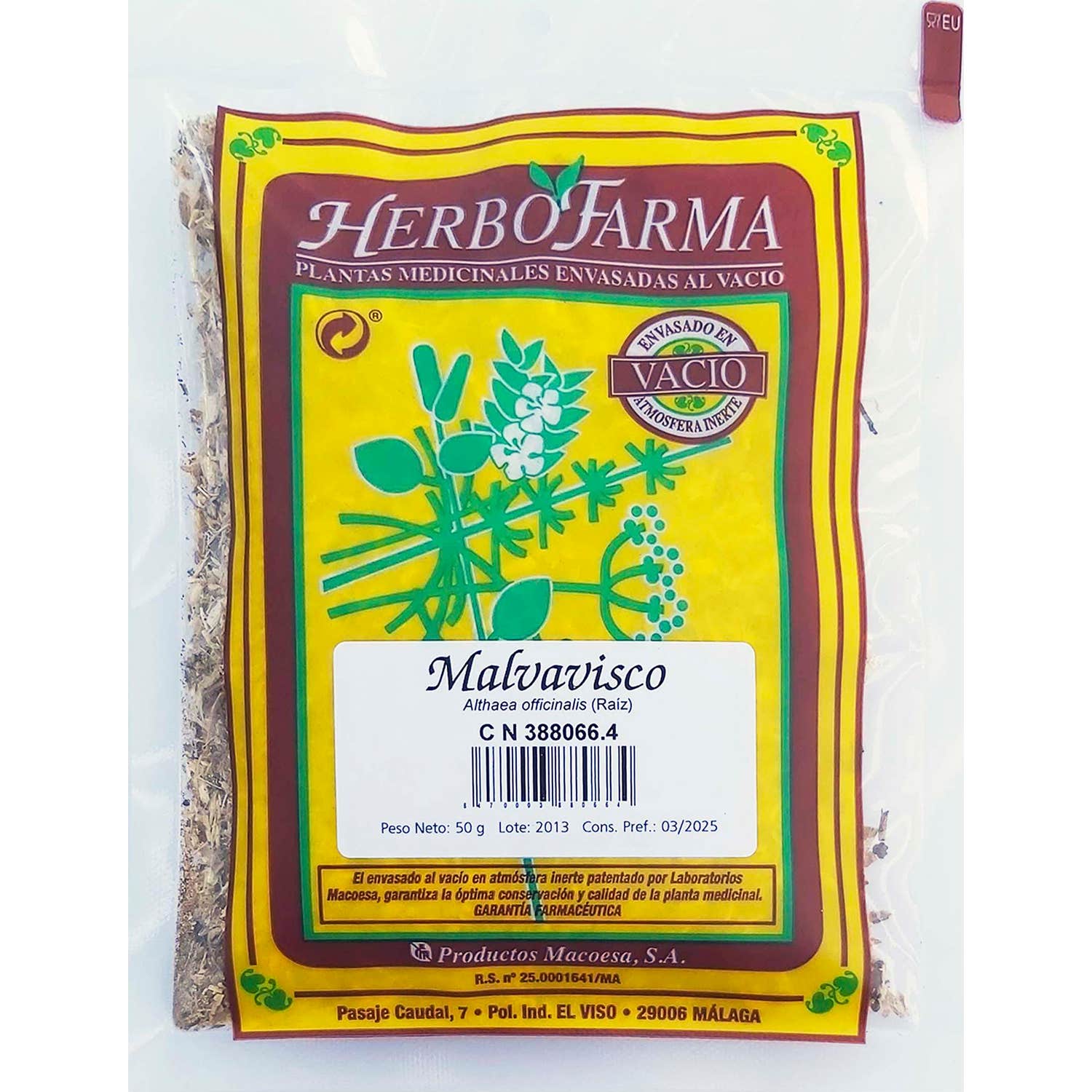 Herbofarma Guimauve sous vide 30g