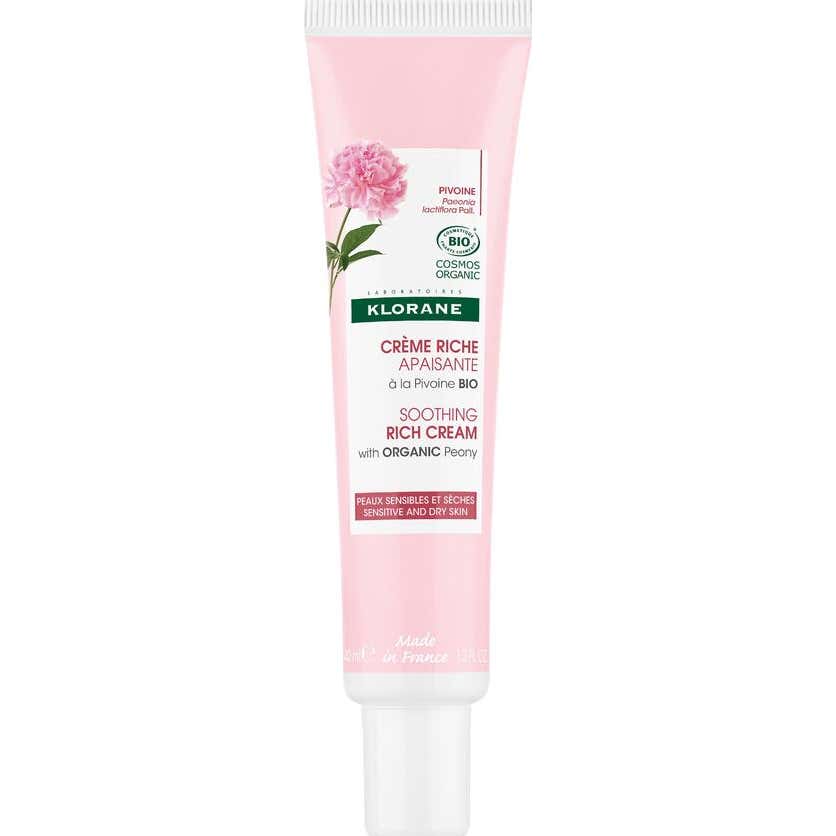 Klorane Crème Riche Apaisante à la Pivoine Bio 40ml