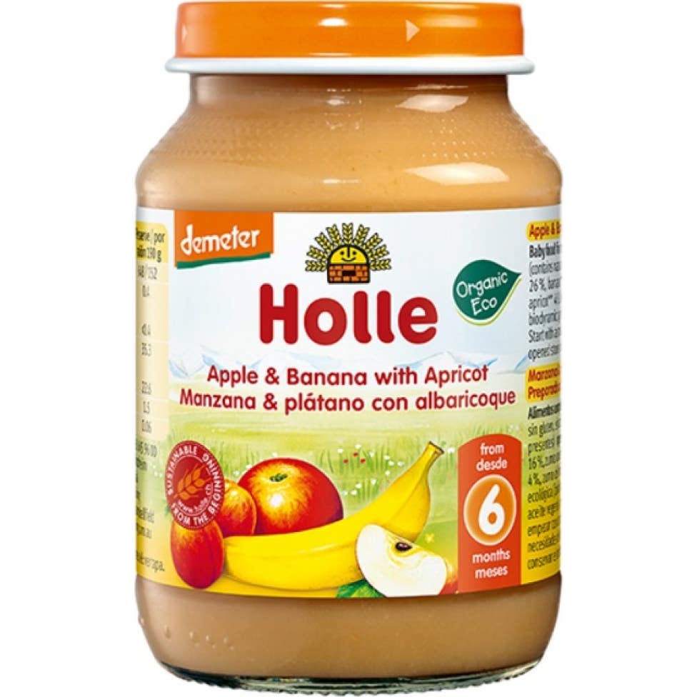 Holle Potito Manzana Platano Abricot