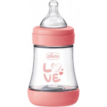 Chicco Biberon P5 Slow Silicone Girl 150ml