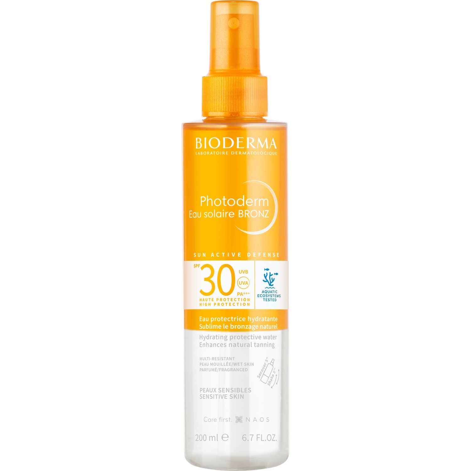 Bioderma Photoderm Eau Solaire BRONZ SPF30 Spray 200ml