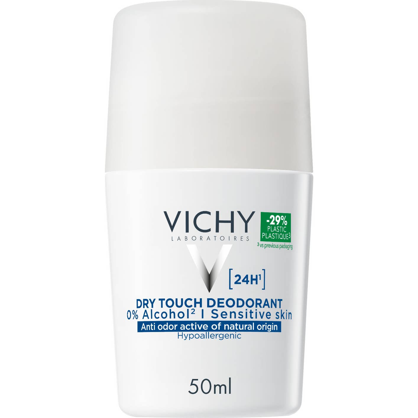 Vichy Déodorant 24h Toucher Sec Roll-On 50ml