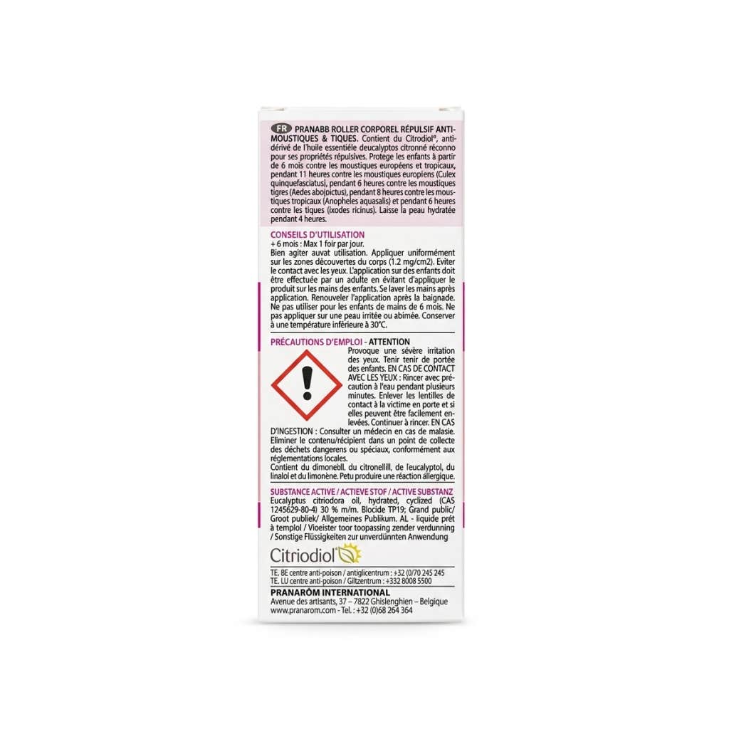 Pranarôm PranaBB Roll-on Anti-moustiques 30 ml
