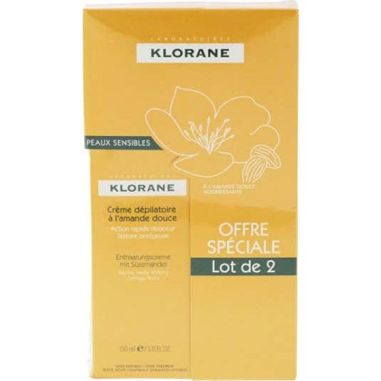 Klorane Depil Creme Jambes 2X150Ml
