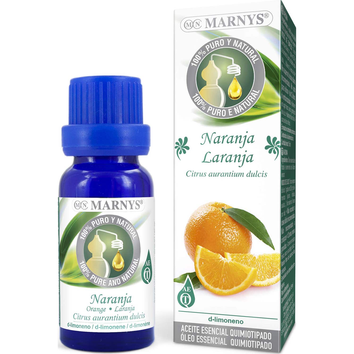 Marnys Huile Essentielle Alimentaire Orange 15ml