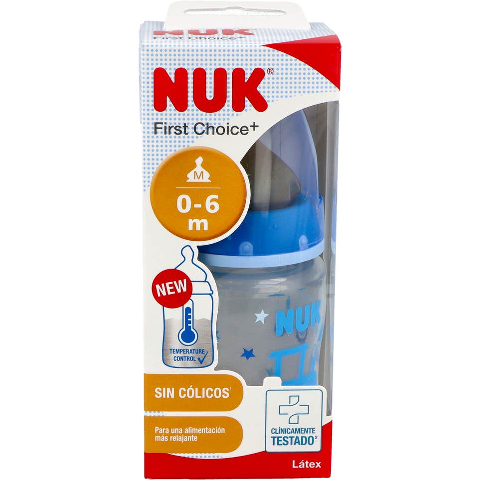 Nuk premier choix flacon tétine latex taille 1 m 150ml m trou de 150ml m