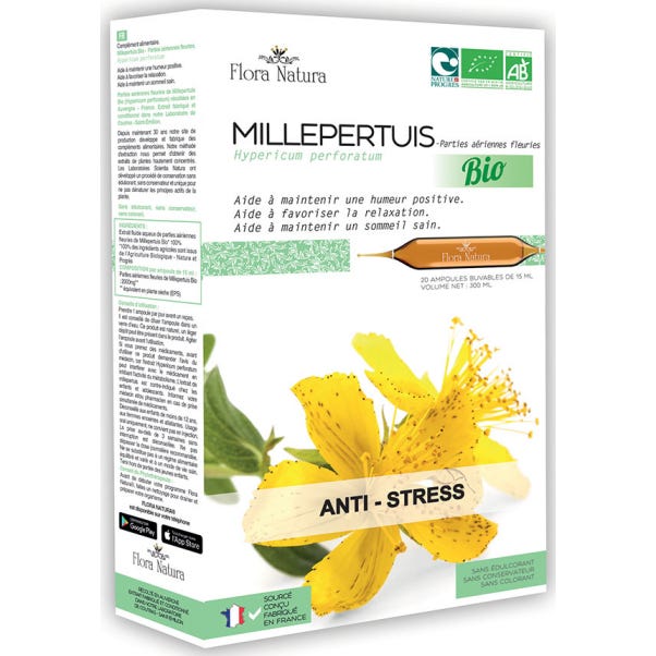 Flora Natura Millepertuis Bio20x15ml