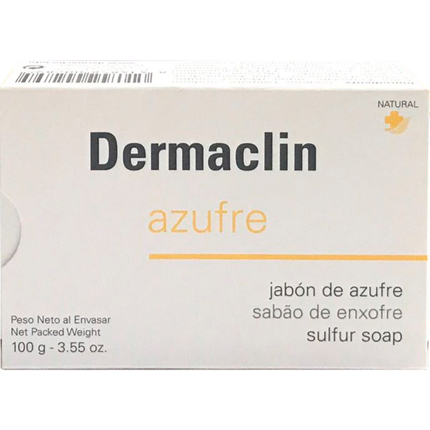 Dermaclin Sulfur Savon Barre de Savon 100g