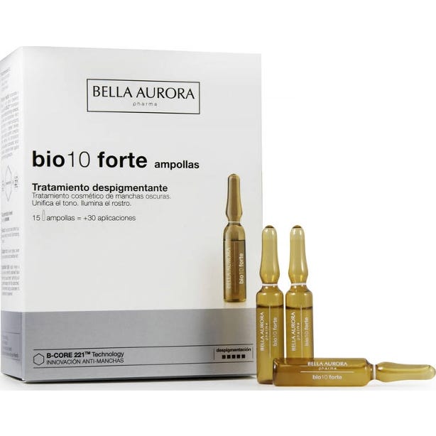 Bella Aurora Bio10 Forte Bio10 Ampoules dépigmentantes 2ml 15uds