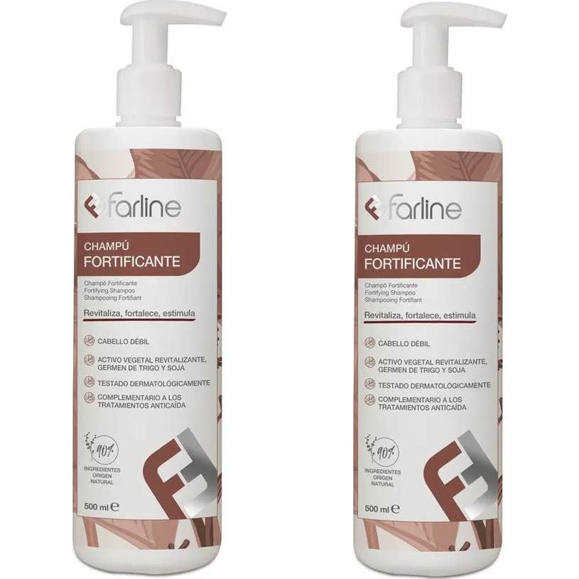Farline Pack Shampooing Fortifiant 2 en 1 2x500ml