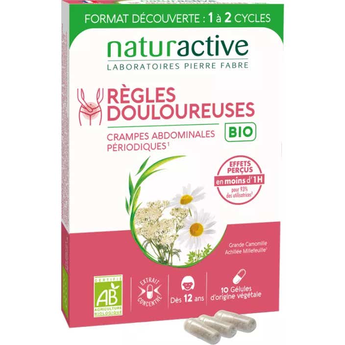 Naturactive Règles Douloureuses Bio 10 Gélules
