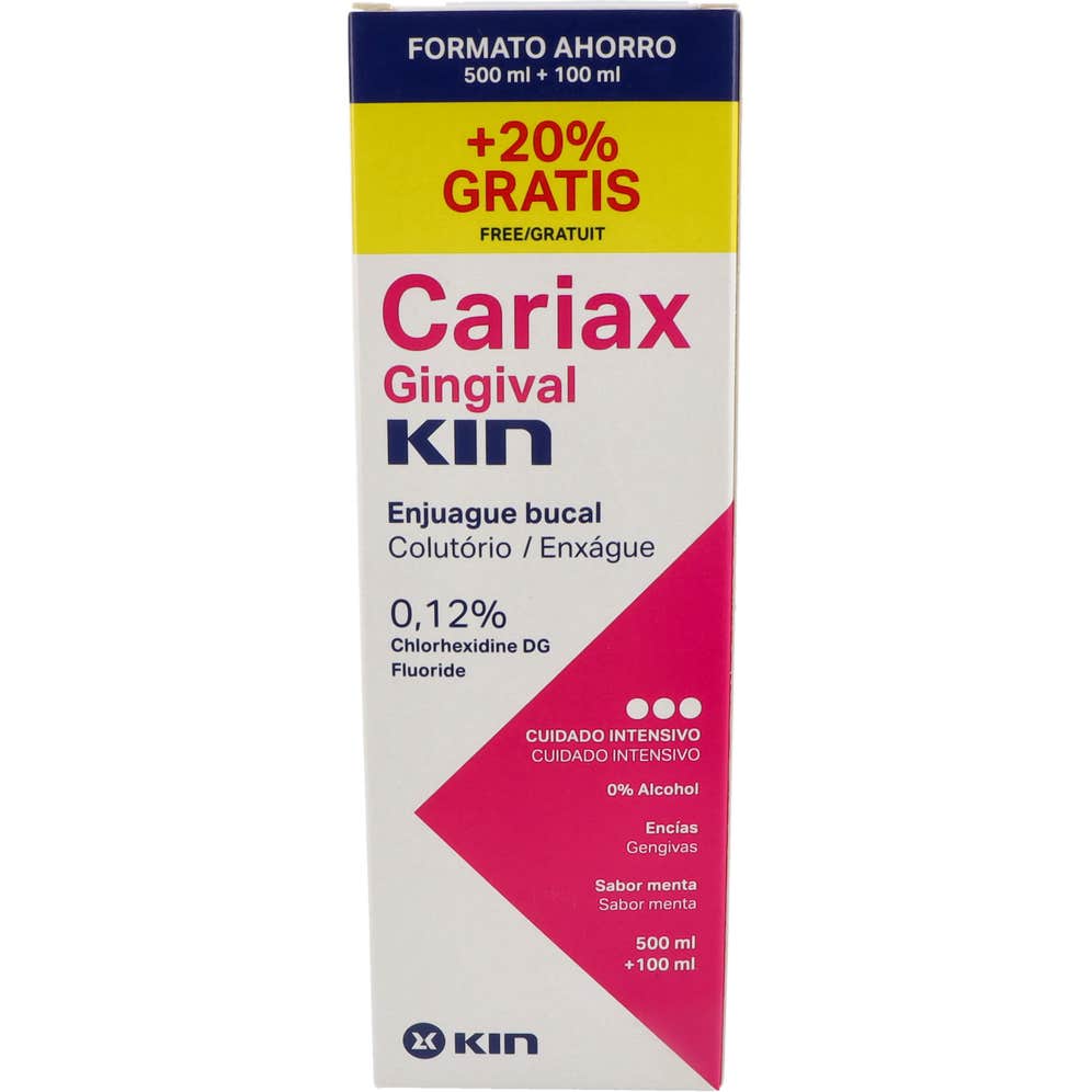 Cariax Gingival Bain De bouche 500ml + 100ml