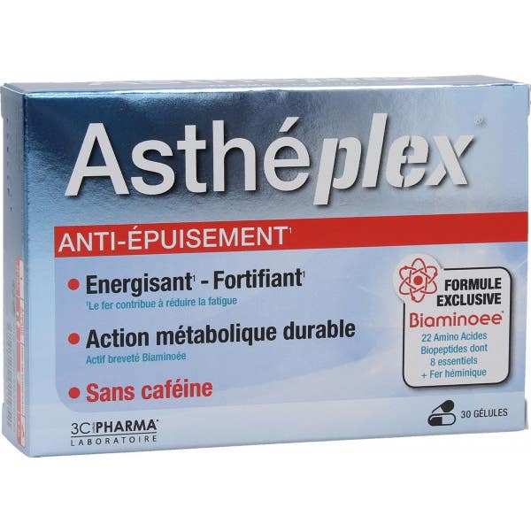 3C Pharma Asthéplex Anti Épuisement Gélules Taille 30