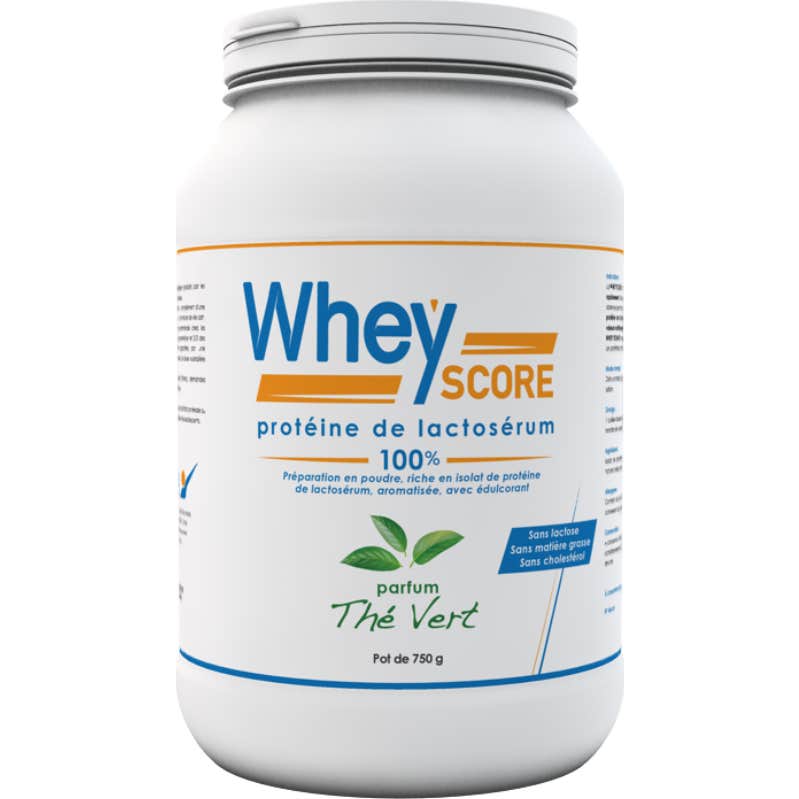 Hydrascore Whey' Score Protéine de Lactosérum Thé Vert 750g