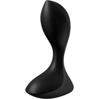 Satisfyer Lover Noir Noir Vibrateur Anal Noir Noir 1pc