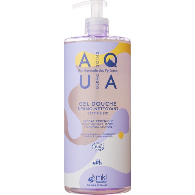 Mkl Aqua Gel Douche Dermo Nettoyant 1L Grand