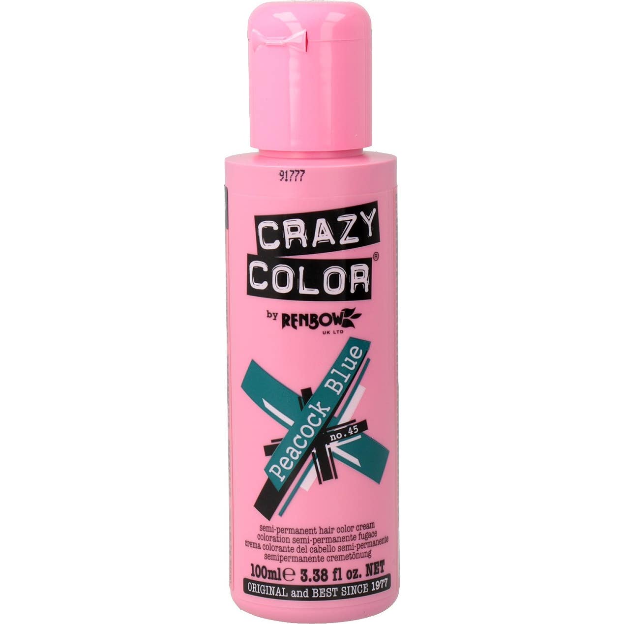 Crazy Colour Dye 45 Peacock Blue 100ml
