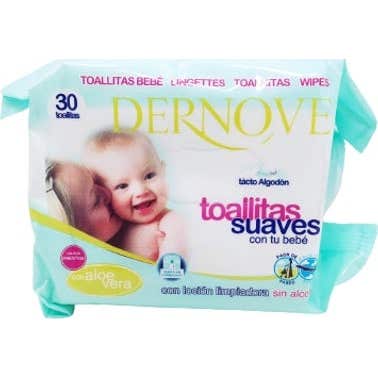 Lingettes Dernove Bebe 30 Unités